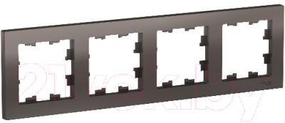 Рамка для выключателей и розеток Systeme (Schneider) Electric AtlasDesign ATN000604 - фото