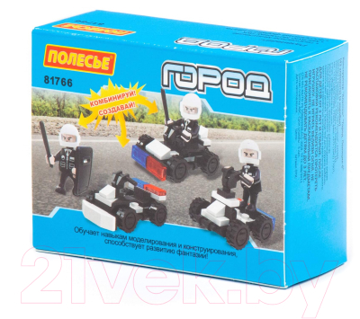 Конструктор Полесье Классик Город. Полиция-6 / 81766