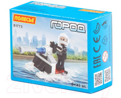 Конструктор Полесье Классик Город. Полиция-7 / 81773