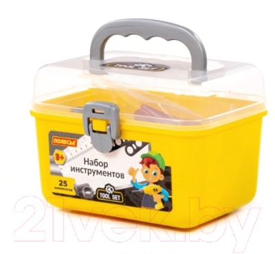 Набор инструментов игрушечный Полесье В чемоданчике №27 / 92410
