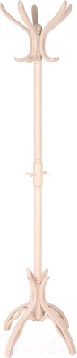 Вешалка для одежды Мебелик В 12Н (белый ясень) - фото