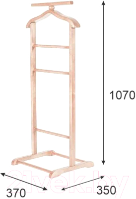Стойка для одежды Мебелик В 6Н