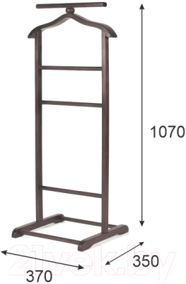 Стойка для одежды Мебелик В 6Н