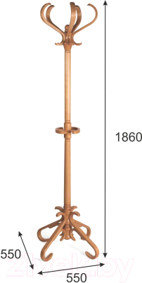 Вешалка для одежды Мебелик В 10Н