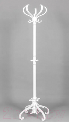 Вешалка для одежды Мебелик В 2Н (белый)