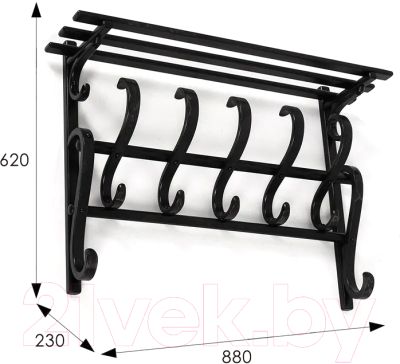 Вешалка для одежды Мебелик В 7Н
