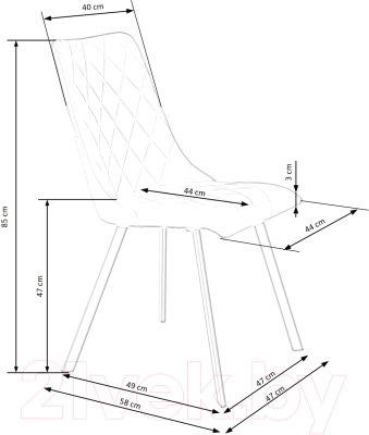 Стул Halmar K450