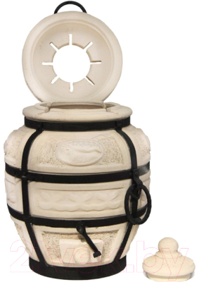 Тандыр Амфора Охотник (с откидной крышкой) - фото