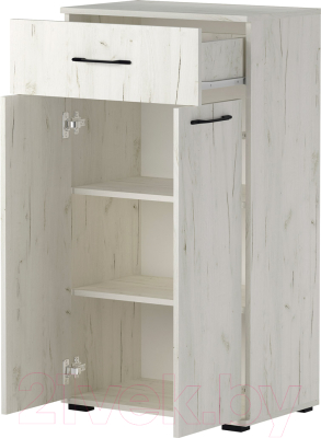 Тумба в прихожую Памир Италия ТК-600 (крафт белый)