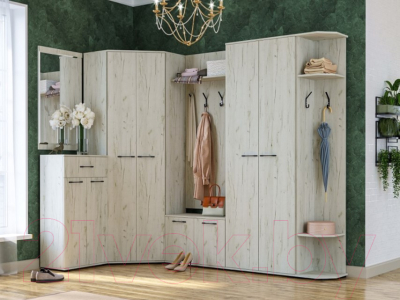 Тумба в прихожую Памир Италия ТК-600 (крафт белый)