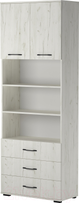 Шкаф Памир Италия ШК3Я-800 (крафт белый) - фото