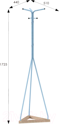 Вешалка для одежды Мебелик Галилео 213