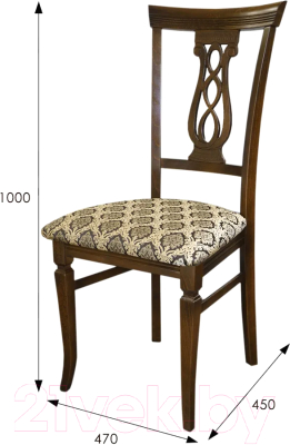 Стул Мебелик Агнесс (орех/маркус венге)