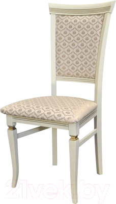 Стул Мебелик Бонита (слоновая кость/золото/яра даймонд) - фото