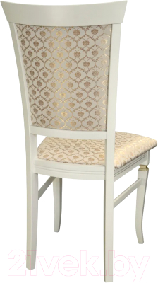 Стул Мебелик Бонита (слоновая кость/золото/яра даймонд)