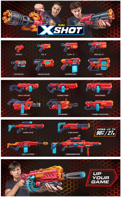 Бластер игрушечный Zuru X-Shot Ексель – Микро / 3613TQ1