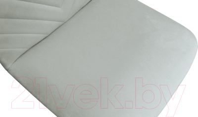 Стул ТриЯ Шерри К1С (белый матовый/велюр Confetti Silver)