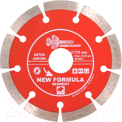 Отрезной диск алмазный Trio Diamond S201 - фото
