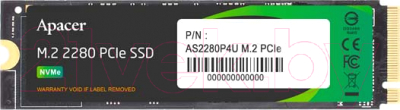 SSD диск Apacer AS2280P4U 256GB (AP256GAS2280P4U-1) - фото