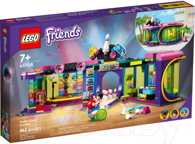 Конструктор Lego Friends Диско-аркада для роллеров 41708 - фото