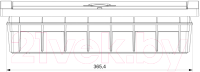 Бокс пластиковый Adal Pano Внутренний 18 / MD9309-B