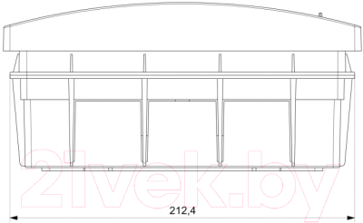 Бокс пластиковый Adal Pano Внутренний 18 / MD9309-B