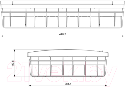 Бокс пластиковый Adal Pano Внутренний 36 / MD9313-B