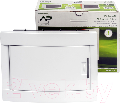 Бокс пластиковый Adal Pano Внутренний 8 / MD9305-B