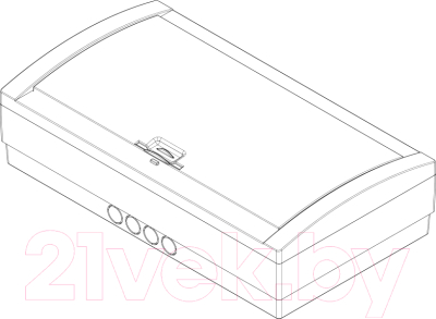 Бокс пластиковый Adal Pano Наружный 18 / MD9308-B