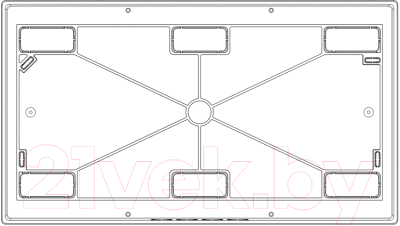 Бокс пластиковый Adal Pano Наружный 18 / MD9308-B