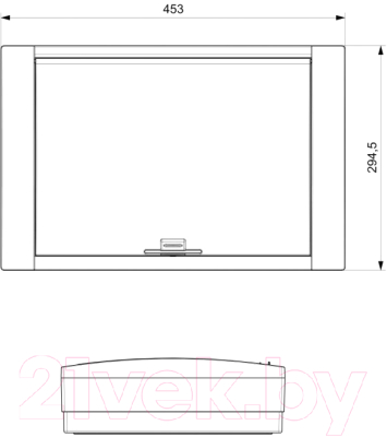 Бокс пластиковый Adal Pano Наружный 36 / MD9312-B