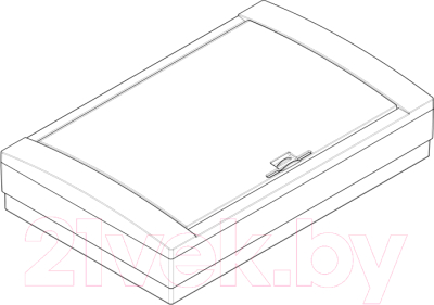 Бокс пластиковый Adal Pano Наружный 36 / MD9312-B