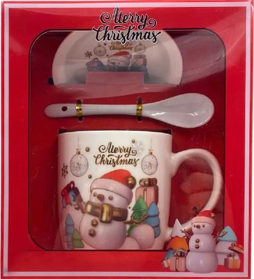 Кружка с ложкой DomiNado HK-1700 - фото