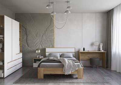 Двуспальная кровать Стендмебель Хелен КР 03 160x200