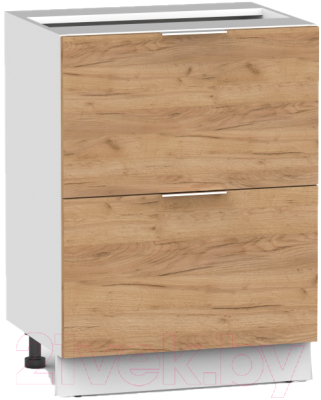 Шкаф-стол кухонный Интермебель Микс Топ ШСР 850-11-500 без столешницы (дуб крафт золотой) - фото