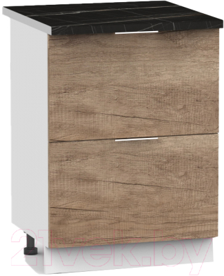 Шкаф-стол кухонный Интермебель Микс Топ ШСР 850-11-500 (дуб каньон/тунис) - фото