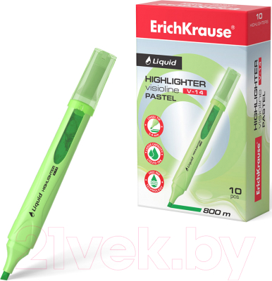 Текстовыделитель Erich Krause Liquid Visioline V-14 Pastel / 56024