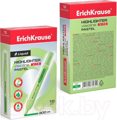 Текстовыделитель Erich Krause Liquid Visioline V-14 Pastel / 56024
