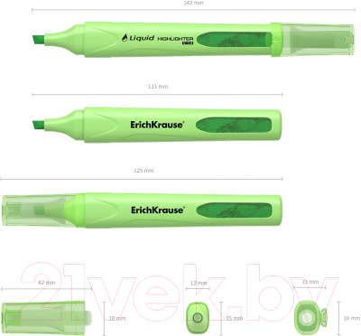 Текстовыделитель Erich Krause Liquid Visioline V-14 Pastel / 56024