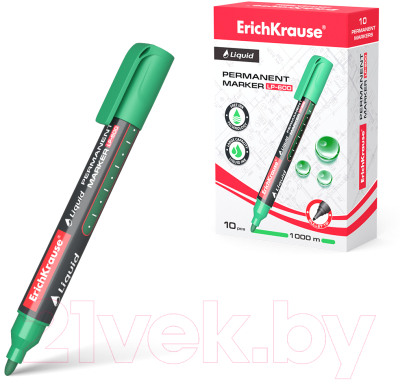 Маркер перманентный Erich Krause Liquid LP-600 / 56095