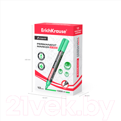 Маркер перманентный Erich Krause Liquid LP-600 / 56095