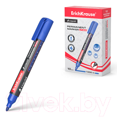 Маркер перманентный Erich Krause Liquid LP-600 / 48770