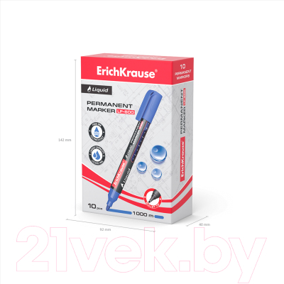 Маркер перманентный Erich Krause Liquid LP-600 / 48770