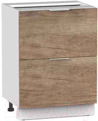 Шкаф-стол кухонный Интермебель Микс Топ ШСР 850-11-600 Без столешницы (дуб каньон) - фото