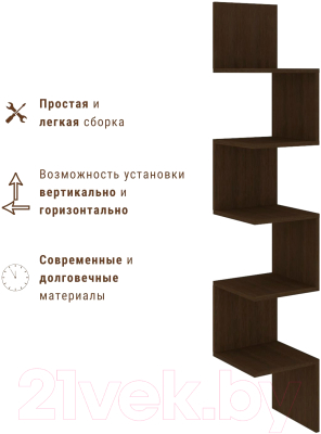 Полка Mio Tesoro РИК-28 (венге)