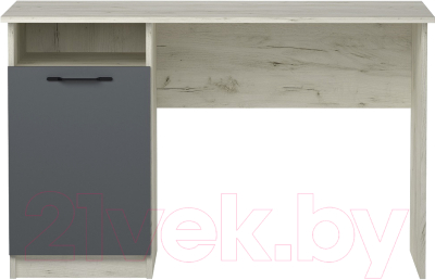 Письменный стол Памир ПКС-12 (крафт белый/антрацит)