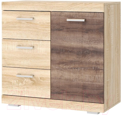 Тумба Памир Соната КС-900 1Д (дуб сонома/сакраменто) - фото