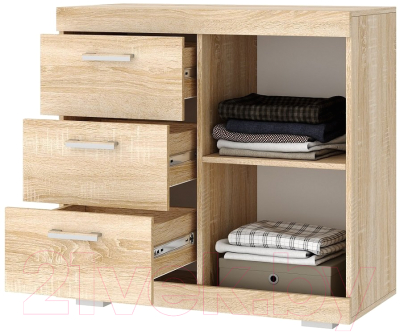 Тумба Памир Соната КС-900 1Д (дуб сонома/сакраменто)