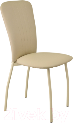 Стул Гальваник Сиена (кожзам Santorini 0428 бежевый) - фото