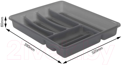Органайзер для столовых приборов Rotho Basic / 1753108812